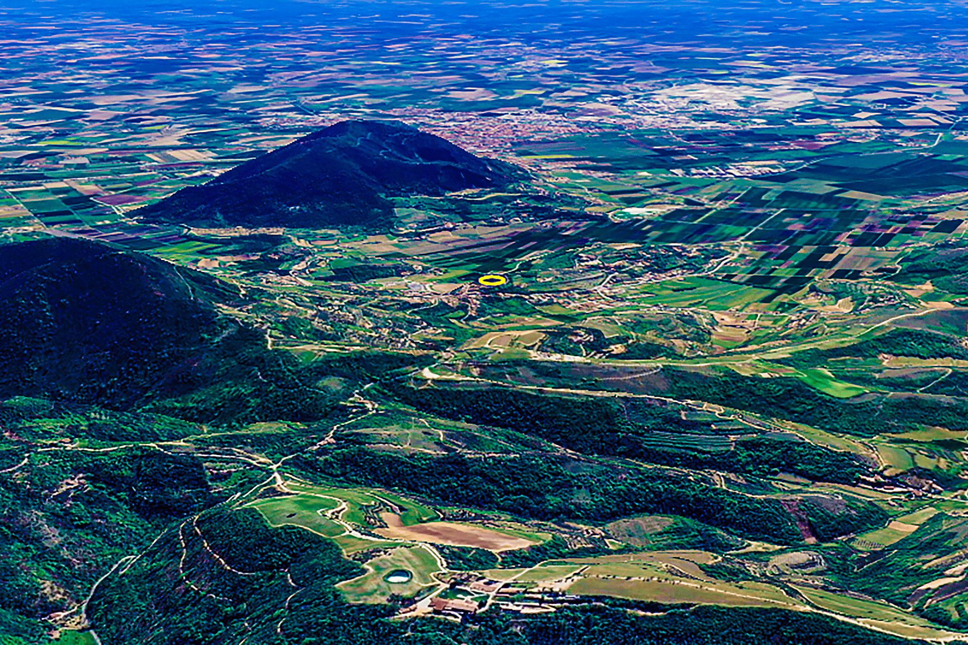 Panoramic View of Colli Euganei Hills