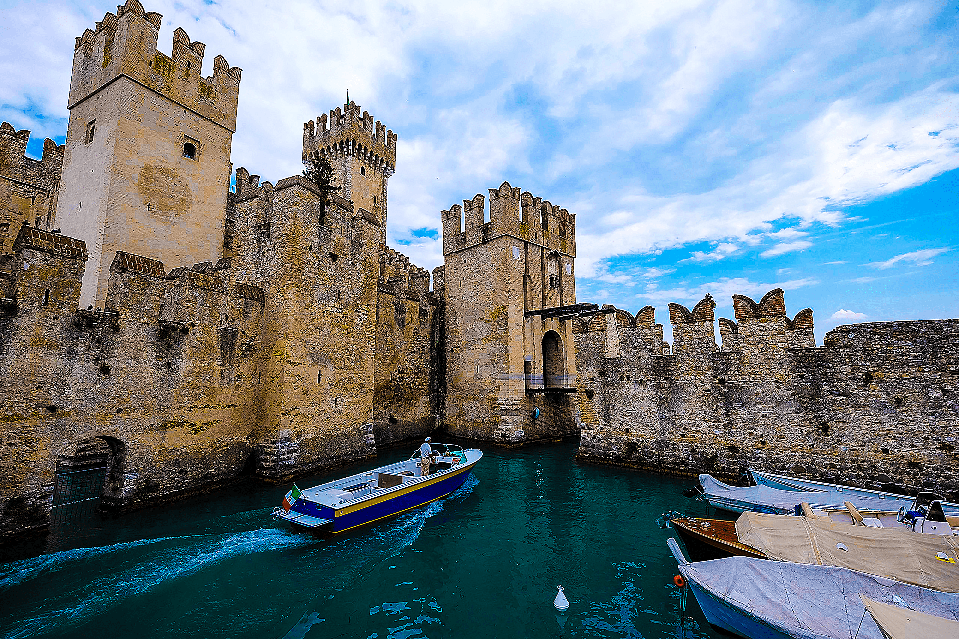 Castle in Sirmione Lake Garda